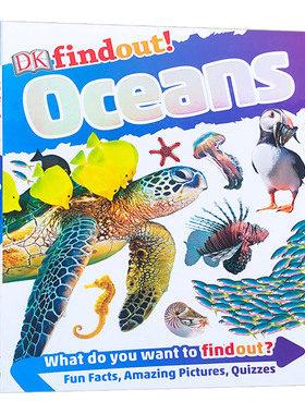 DK小发现 海洋 英文原版 DK findout Oceans 英文版儿童英语科普百科 精装 进口原版书籍