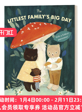 小家庭的大日子 英文原版 The Littlest Family's Big Day Emily Martin插画 儿童绘本 英文版 进口英语原版书籍