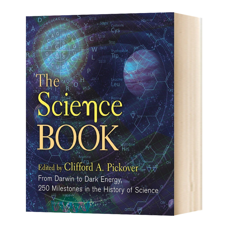 科学之书 英文原版 Science Book 从达尔文到暗能量 科学史里程碑 Clifford A Pickover 英文版进口原版英语书籍