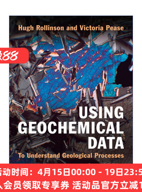 利用地球化学数据  英文原版 Using Geochemical Data 了解地质作用 Hugh Rollinson 英文版 进口英语原版书籍