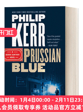 英文原版 Prussian Blue A Bernie Gunther Novel Book 12 私家侦探伯尼 古特尔系列12 普鲁士蓝 历史惊悚侦探小说 英文版 进口书
