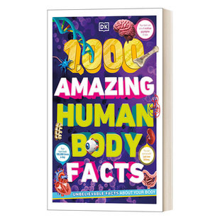 英文原版 進口書籍 青少年兒童科普讀物 Facts Human 英文版 驚人事實 Amazing 美版 DK人體百科全書 1000個關于人體 1000 Body