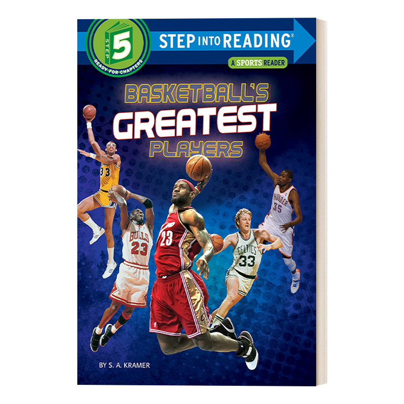 英文原版 Step into Reading 5 - Basketball's Greatest Players 篮球史上的伟大球员 兰登分级读物 英文版 进口英语原版书籍 书籍/杂志/报纸 儿童读物原版书 原图主图