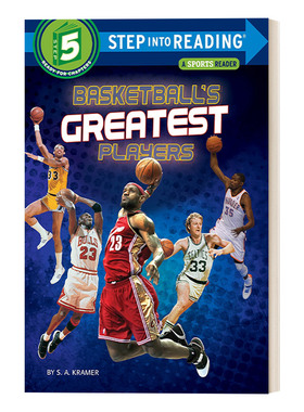 英文原版 Step into Reading 5 - Basketball's Greatest Players 篮球史上的伟大球员 兰登分级读物 英文版 进口英语原版书籍