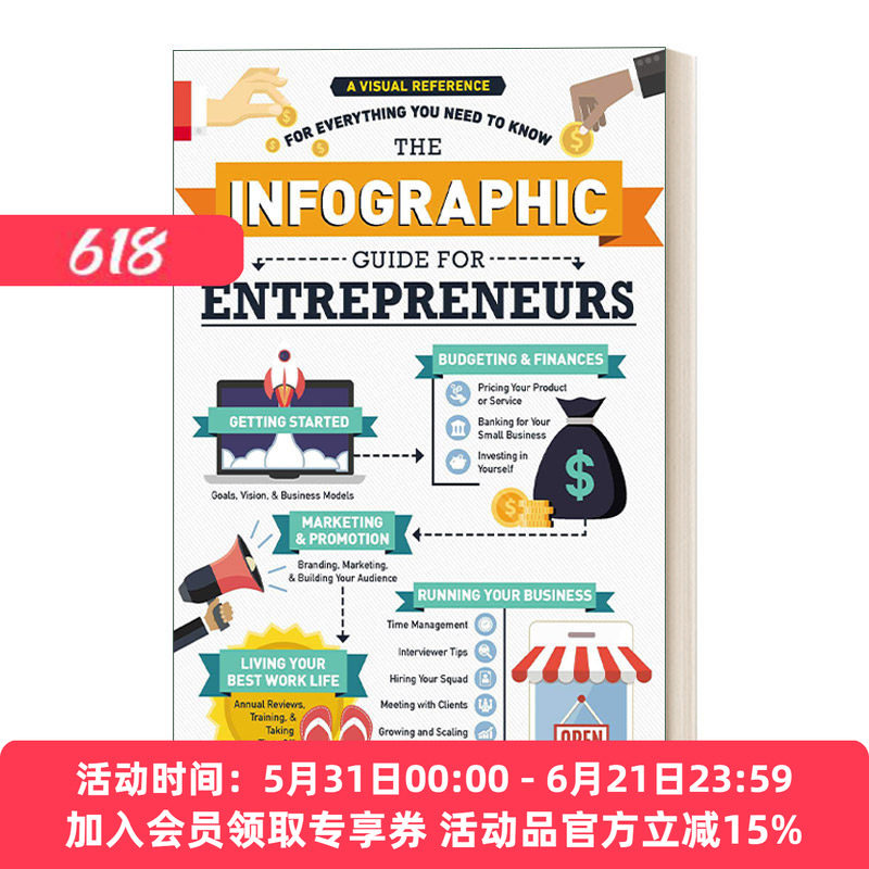 英文原版 The Infographic Guide for Entrepreneurs 图解企业 英文版 进口英语原版书籍
