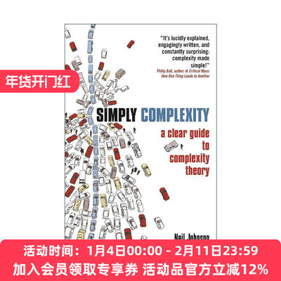 英文原版 Simply Complexity 大科学 解析群众行为 金融风暴 流行病毒 战争冲突背后的共同脉络 英文版 进口英语原版书籍