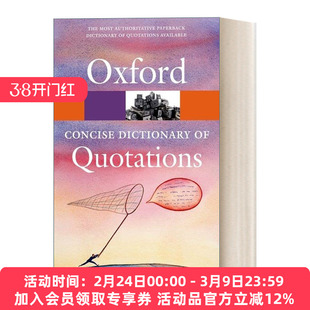 牛津简明引语词典 英文原版 Concise Oxford Dictionary of Quotations 英文版 进口英语原版书籍
