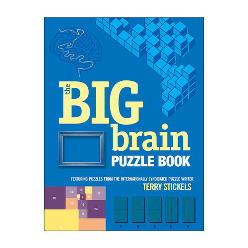 英文原版 The Big Brain Puzzle Book 大脑谜题书 数学 逻辑难题 语言文字游戏 Terry Stickels 英文版 进口英语原版书籍