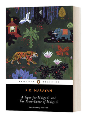 马尔古迪的老虎和马尔古迪的食人者 英文原版小说 A Tiger for Malgudi and the Man-Eater of 英文版 进口英语原版书籍