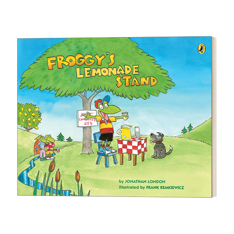 青蛙小吉的柠檬小摊 英文原版 Froggy's Lemonade Stand 吴敏兰推荐 幼儿心灵成长绘本 儿童家庭教养教育 英文版 进口英语原版书籍