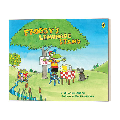 青蛙小吉的柠檬小摊 英文原版 Froggy's Lemonade Stand 吴敏兰推荐 幼儿心灵成长绘本 儿童家庭教养教育 英文版 进口英语原版书籍