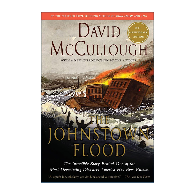 约翰斯敦洪水  英文原版 Johnstown Flood 影视原著 大卫麦卡洛 英文版 进口英语原版书籍