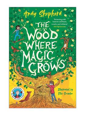 英文原版 The Wood Where Magic Grows 魔法森林 儿童奇幻冒险故事章节小说 英文版 进口英语原版书籍