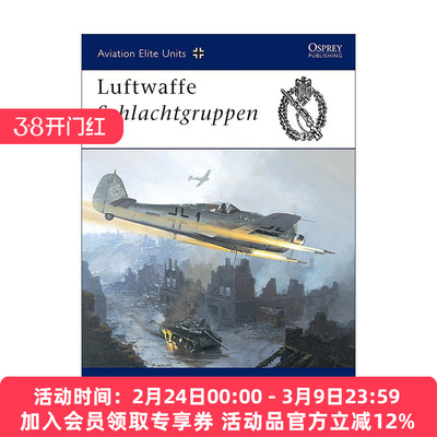 英文原版 Luftwaffe Schlachtgruppen 德国空军地面攻击大队 航空精锐部队系列 英文版 进口英语原版书籍