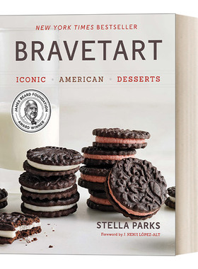 美国经典甜点配方及演化史 英文原版 BraveTart 食谱 精装 2018詹姆斯·比尔德烹饪书籍大奖 烘焙和甜点 英文版 进口英语书籍