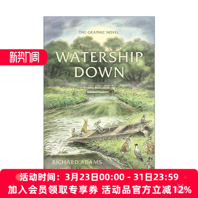 英文原版 Watership Down The Graphic Novel 兔子共和国 精装彩色漫画版 英文版 进口英语原版书籍