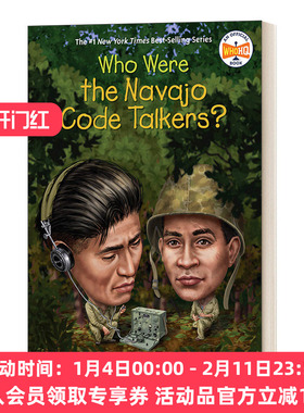英文原版 Who Were the Navajo Code Talkers Who Was 纳瓦霍密码学家是谁 名人传记系列 英文版 进口英语原版书籍