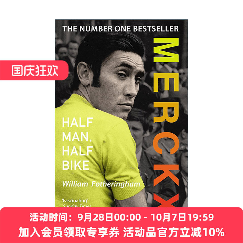英文原版 Merckx Half Man Half Bike 车王艾迪?莫克斯传记 传奇自行车手 英文版 进口英语原版书籍
