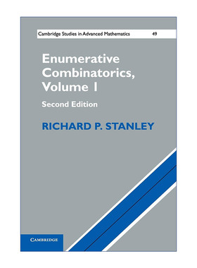 计数组合学  英文原版 Enumerative Combinatorics 卷一 理查德 P.斯坦利 剑桥高等数学研究系列 英文版 进口英语原版书籍