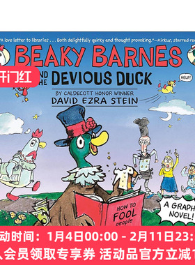 英文原版 Beaky Barnes and the Devious Duck 比克·巴恩斯 狡猾的鸭子 儿童幽默漫画 英文版 进口英语原版书籍