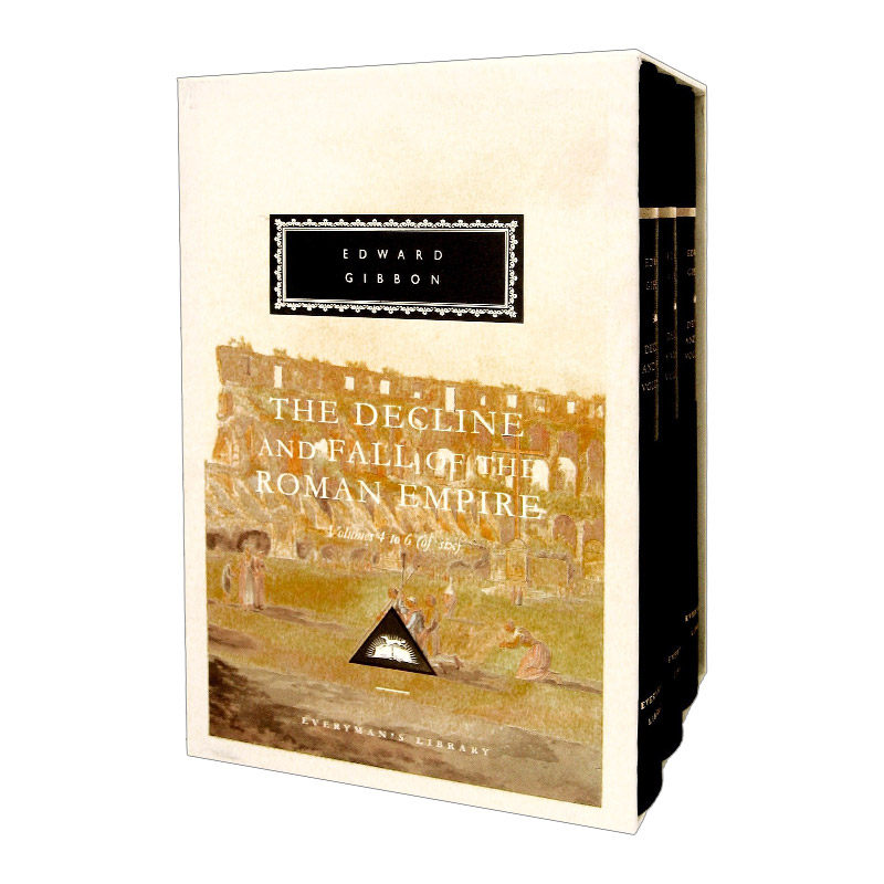 英文原版 The Decline and Fall of the Roman Empire 罗马帝国衰亡史4-6卷 人人图书馆精装精装收藏版 英文版 进口英语原版书籍