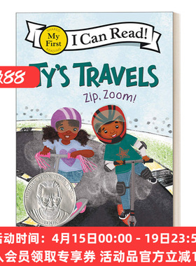 泰的旅行 英文原版 Ty's Travels Zip Zoom! My First I Can Read分级阅读 英文版 进口英语原版书籍