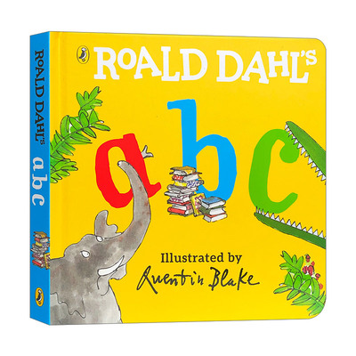 英文原版 Roald Dahl's ABC 罗尔德 达尔的ABC 儿童单词认读 纸板书 英文版 进口英语原版书籍