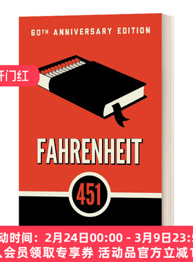 英文原版小说 Fahrenheit 451 华氏451度 英文版 进口英语原版书籍