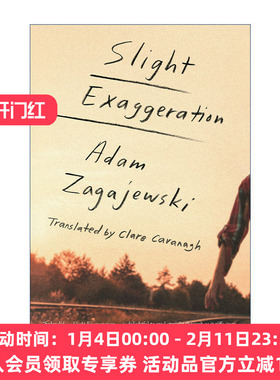 轻描淡写  英文原版 Slight Exaggeration 扎加耶夫斯基文集 英文版 进口英语原版书籍