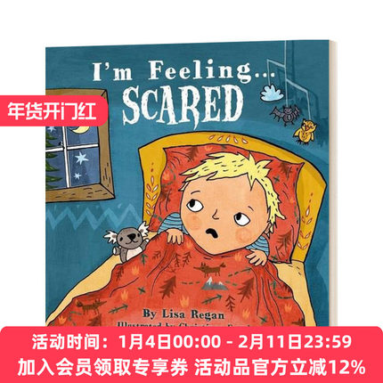 英文原版绘本 I'm Feeling Scared 我感觉害怕 精装 儿童情绪控制管理绘本 英文版 进口英语原版书籍