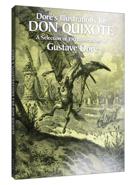 华研原版 古斯塔夫多雷 堂吉诃德插图集 英文原版 Dore's Illustrations for Don Quixote 英文版 进口英语书籍