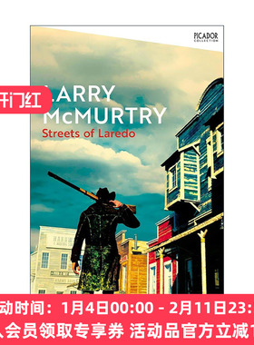 英文原版 Streets of Laredo 拉雷多大街 孤独鸽续集 拉里·麦克默特里 新历史四部曲 英文版 进口英语原版书籍