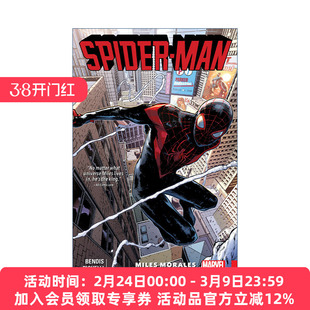 英文原版 Spider-Man Miles Morales Vol. 1 蜘蛛侠 迈尔斯·莫拉莱斯 卷一 漫威漫画 Brian Michael Bendis 英文版 进口书籍