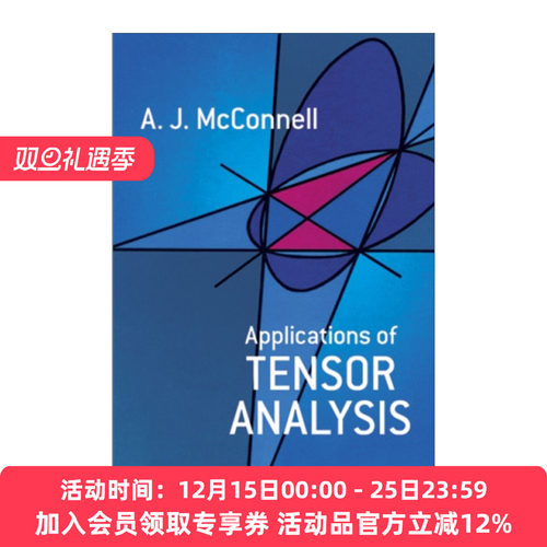 张量分析应用 英文原版 Applications of Tensor Analysis A. J. McConnell 英文版 进口英语原版书籍