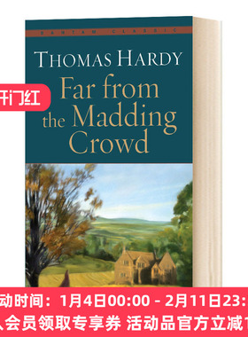 华研原版 远离疯狂的人群 英文原版小说 Far From The Madding Crowd 远离尘嚣 英文版 进口英语书籍