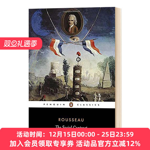 华研原版 社会契约论 英文原版 The Social Contract 英文版 进口英语书籍