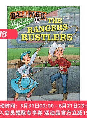 英文原版 Ballpark Mysteries #12 The Rangers Rustlers 棒球场之谜12 游骑兵盗贼 儿童推理章节桥梁 英文版 进口英语原版书籍