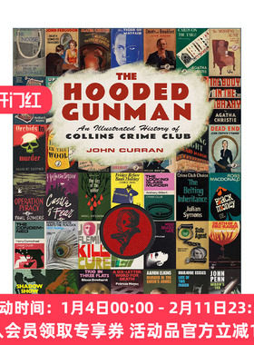 英文原版 The Hooded Gunman 蒙面枪手 科林斯经典犯罪小说插图简史 精装 英文版 进口英语原版书籍