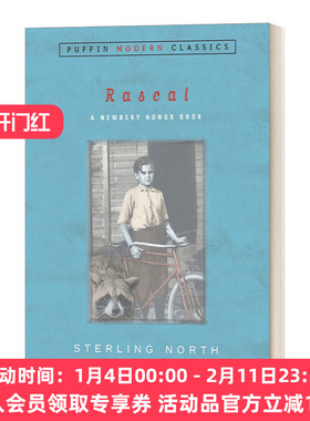 小淘气 英文原版 Rascal Puffin Modern Classics 纽伯瑞银奖小说 英文版 进口英语原版书籍