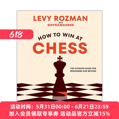 国际象棋致胜指南 英文原版 How to Win At Chess YouTube国际象棋博主莱维·罗兹曼 精装 英文版 进口英语原版书籍