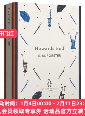 霍华德庄园 英文原版书 Howards End 福斯特长篇小说代表作 英文版同名电影原著小说 正版进口书籍 Penguin Classics 企鹅经典