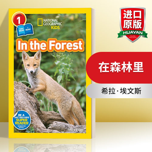 英文原版 National Geographic Readers In the Forest 国家地理分级读物 在森林里 第1级 你读我读 共同阅读 英文版 进口英语书籍