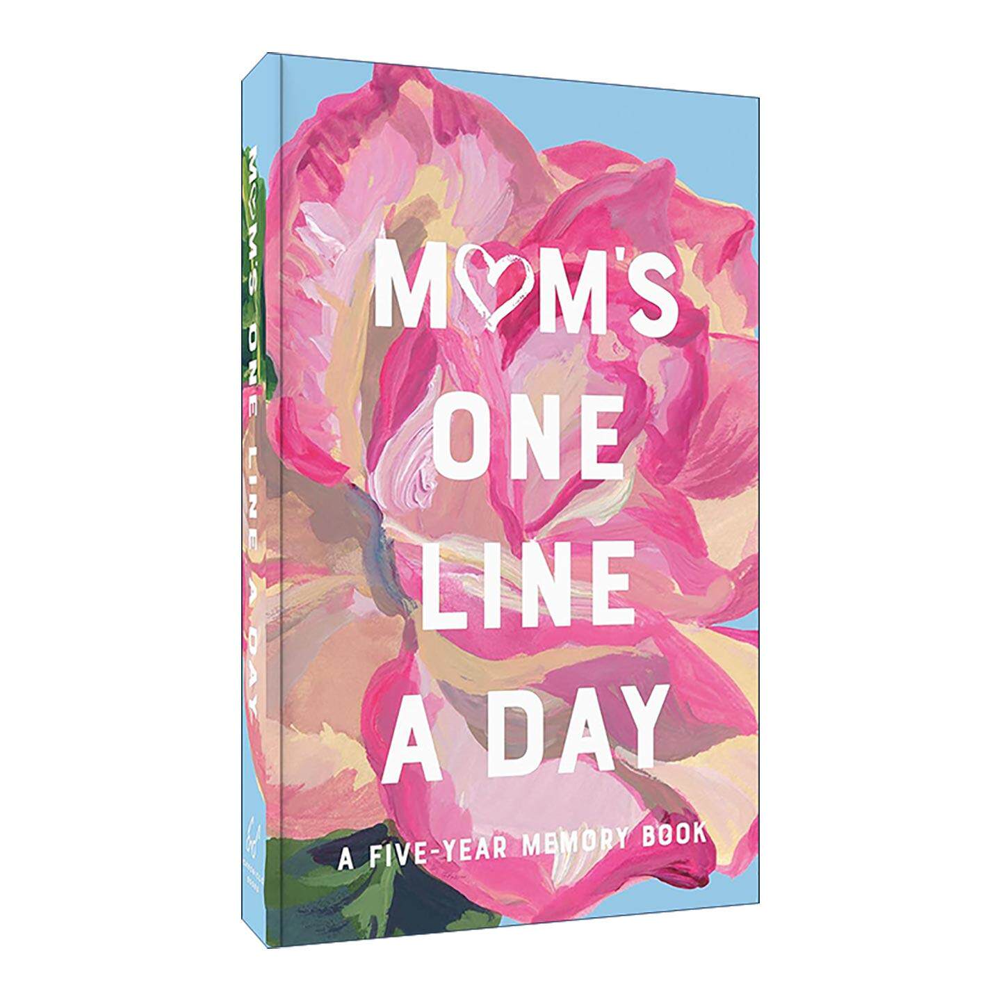 英文原版 Mom's Floral One Line a Day 母亲的记忆 花封面 5年手账本 英文版 进口英语原版书籍
