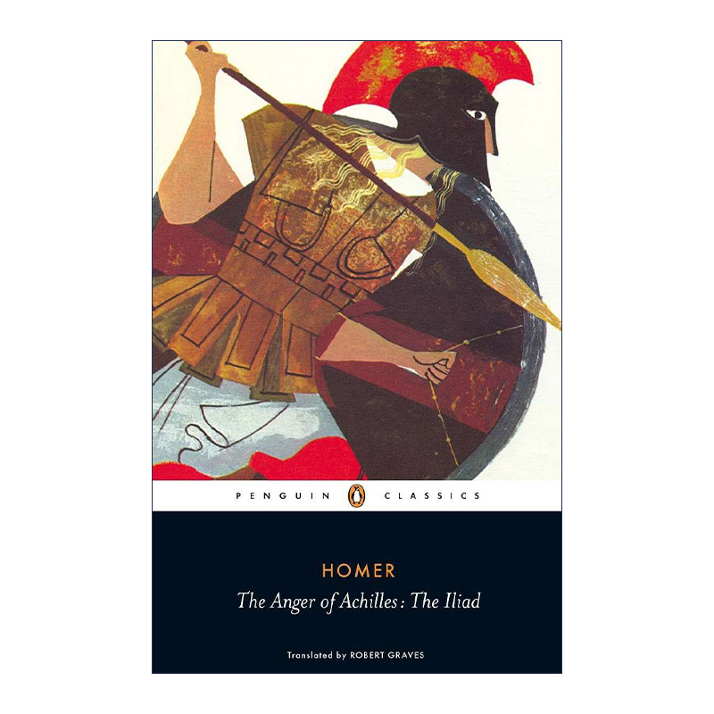 阿基里斯的忿怒英文原版 The Anger of Achilles Penguin Classics Homer荷马伊利亚特企鹅经典英文版进口英语原版书籍-封面