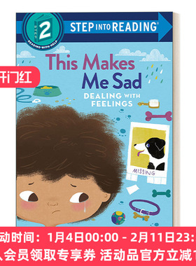 英文原版 Step into Reading 2 This Makes Me Sad Dealing with Feelings 学会处理情绪 这样会让我伤心 英文版 进口英语原版书籍