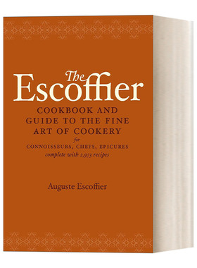 埃斯科菲烹饪协会烹饪书和烹饪艺术指南 英文原版 The Escoffier Cookbook and Guide to the Fine Art of Cookery 英文版 进口书