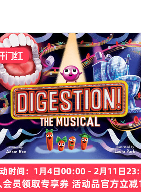 英文原版 Digestion The Musical 消化过程 音乐剧形式 精装科普 英文版 进口英语原版书籍