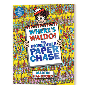The Chase Where Waldo? 找找书 进口英语书籍 英文原版 儿童经典 Incredible 不可思议 沃尔多在哪里 Paper 英文版 纸上追逐
