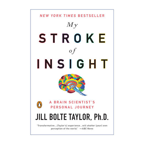 左脑中风  英文原版 My Stroke of Insight 右脑开悟 奇迹 哈佛大学脑神经科学家Jill Bolte Taylor 英文版 进口英语原版书籍