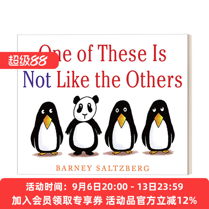 来找茬 英文原版 One of These Is Not Like the Others 2-5岁儿童幽默故事精装绘本 Barney Saltzberg 英文版 进口英语原版书籍